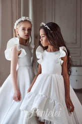 Alexis Pentelei Couture Hi-Lo Dress – Elegant Girls’ Gown