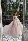 Pentelei Couture Liana Blush Embellished Ball Gown