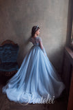Valencia Gown – Blue Pentelei Couture Dress for Special Occasion