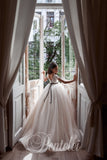 Lilou Pentelei Couture Gown – Embellished Ivory Ball Gown for Special Occasion