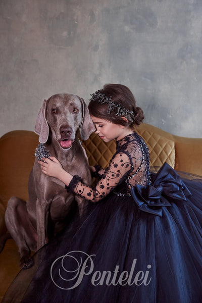 Elegant Pentelei Couture Gown for Girls - Graceful & Glamorous