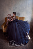 Elegant Pentelei Couture Gown for Girls - Graceful & Glamorous