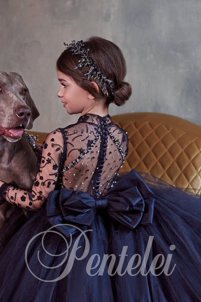 Elegant Pentelei Couture Gown for Girls - Graceful & Glamorous