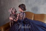 Elegant Pentelei Couture Gown for Girls - Graceful & Glamorous