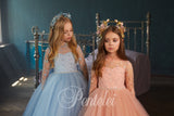 Elegant Pentelei Couture Gown for Girls - Graceful & Glamorous