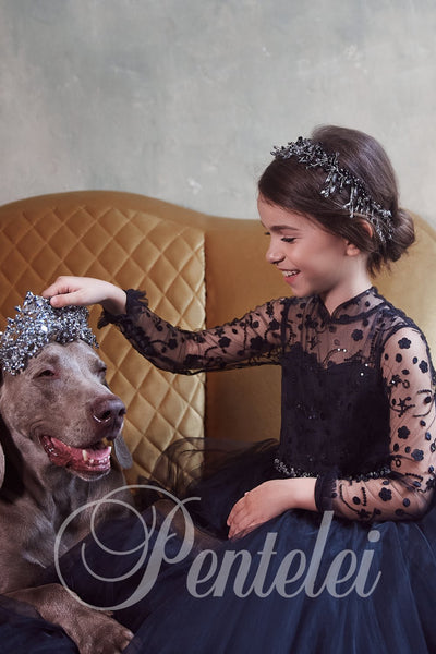 Elegant Pentelei Couture Gown for Girls - Graceful & Glamorous