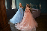 Elegant Pentelei Couture Gown for Girls - Graceful & Glamorous