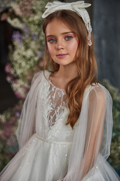 Evelina Blossom Couture Gown - Luxurious Communion Dress by Pentelei Couture
