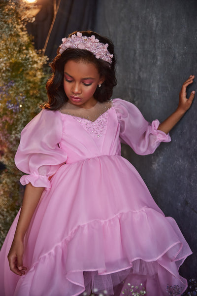 Seraphina Belle Yellow Girls Gown – Pentelei Couture