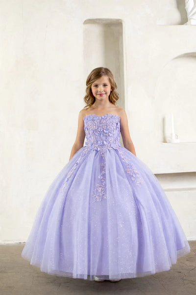 Harper Blossom Glitter Ballgown for Girls