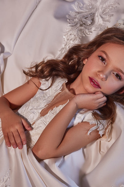 Amara Elite Couture Gown - Luxurious Communion Dress by Pentelei