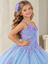 Girls Floral Ball Gown for Pageants & Formal Events