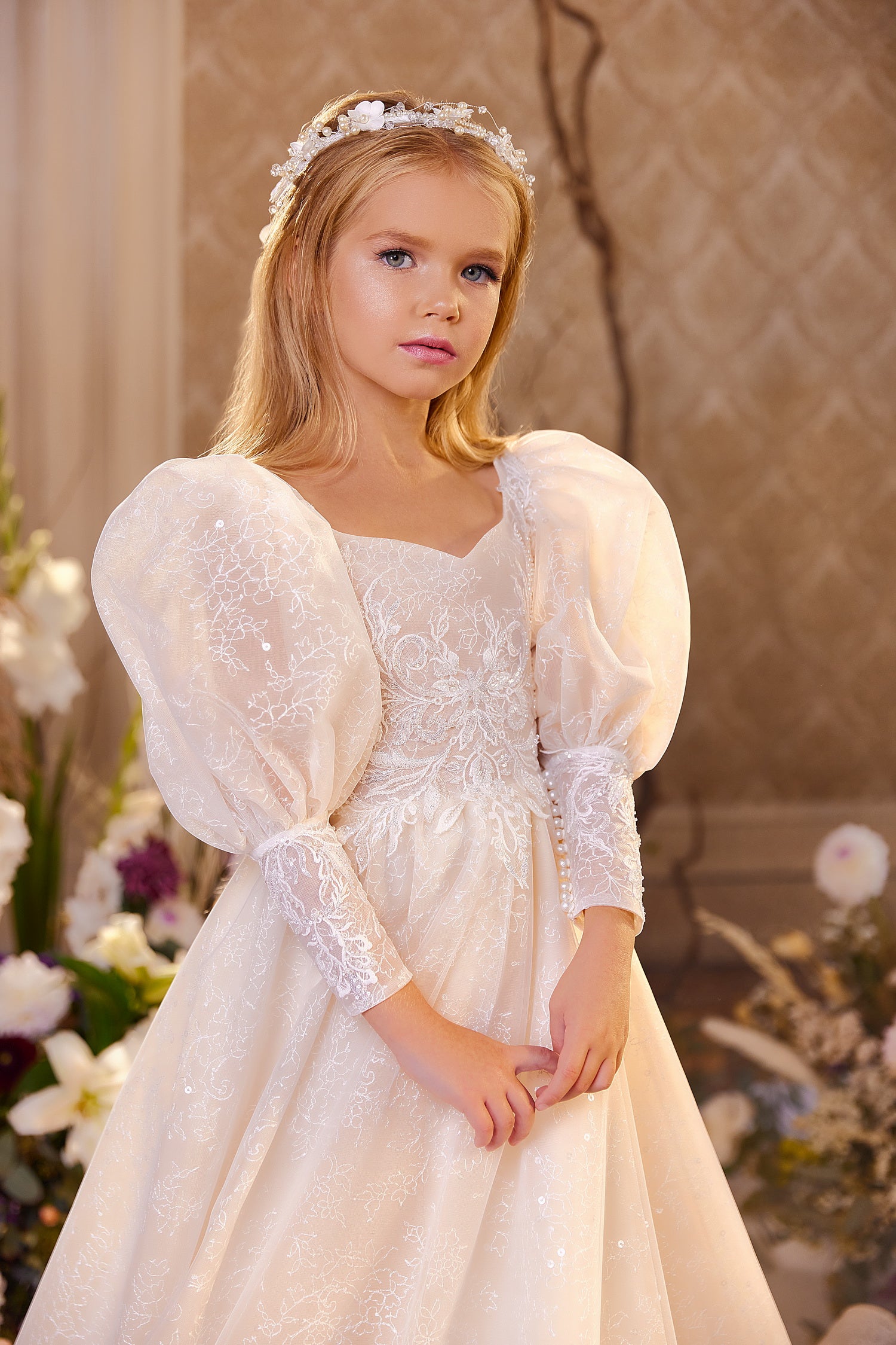 Pentelei Fairytale Belle Of the Ball Communion Girl Dress Special Occasion Dress