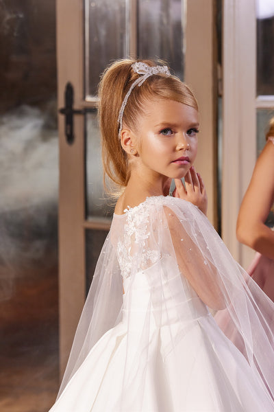 Ethereal White Elegance - Communion Gown by Pentelei Couture