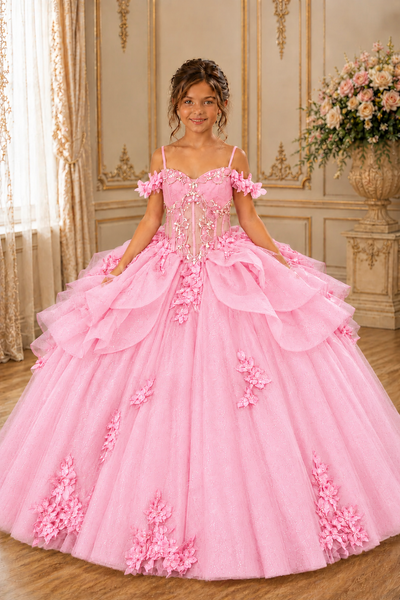 Girls Pageant Ball Gown with Corset Back | Princess Collection