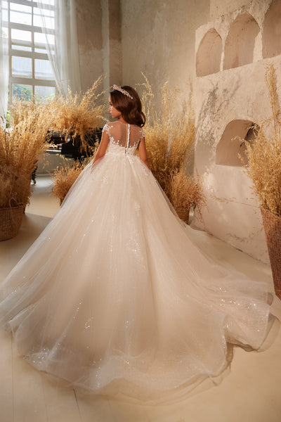 Pentelei Couture Flower Girl Dress - Special Occasion Gown