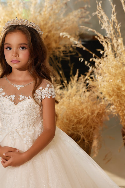 Pentelei Couture Flower Girl Dress - Special Occasion Gown