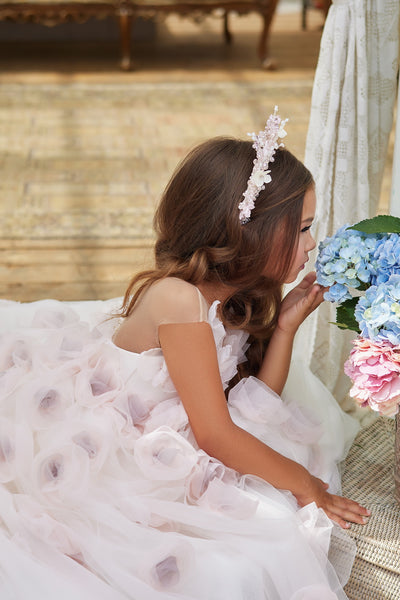 Pentelei Couture Flower Girl Wedding Gown – Pageant & Father-Daughter Dance