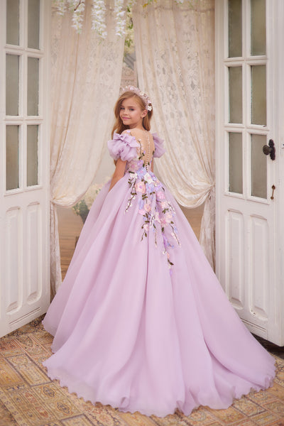 Pentelei Couture 3616 | The Natalia Flower Girl Dress | Blush Kids