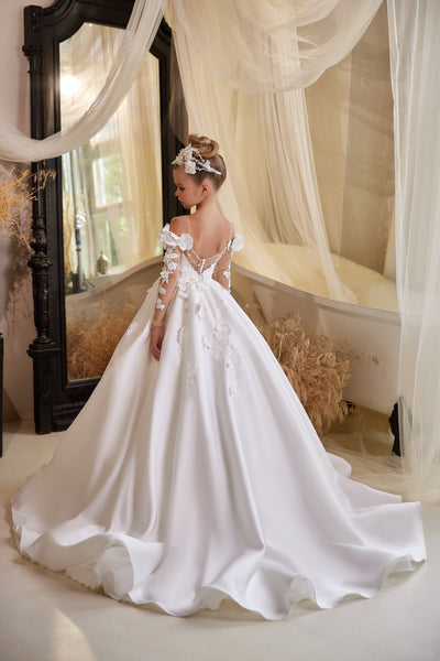 Exquisite Pentelei Couture 3629 Flower Girl Gown