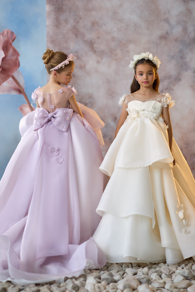 Pentelei Couture 3715: The Perfect Wedding Flower Girl Dress for Kids
