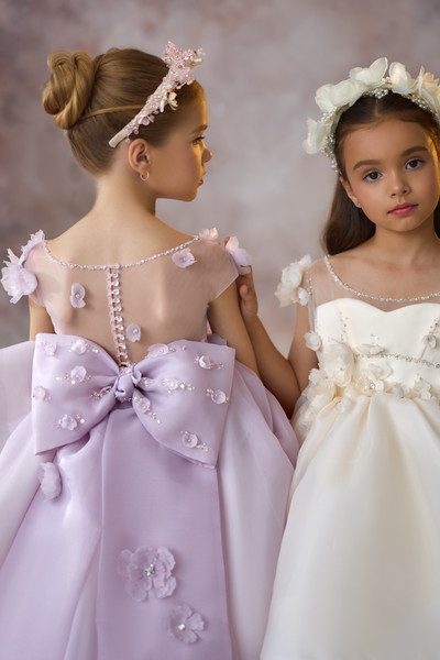 Pentelei Couture 3715: The Perfect Wedding Flower Girl Dress for Kids