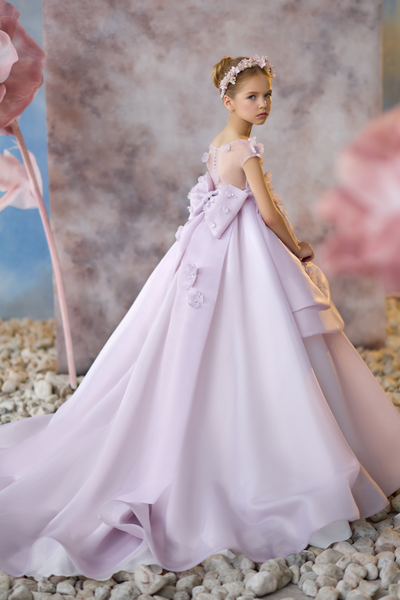Elegant Girls Pageant Dress | Pentelei Couture | Communion Flower Girl