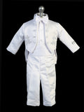 Giovanni Tuxedo | Boys Tailed Christening Outfit with Cross Embroidery