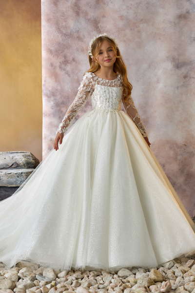 Pentelei Couture Communion Flower Girl Dress 3719