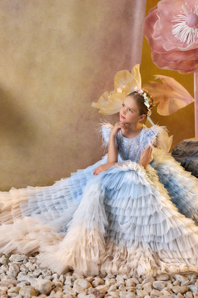 Princess-Inspired Ball Gown | Pentelei Couture | Flower Girl Pageant