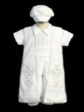 Santino Blessing Set | Boys Christening & Baptism Outfit with Cross Detail