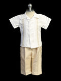 Mateo Guayabera Set | Boys Special Occasion or Christening Outfit