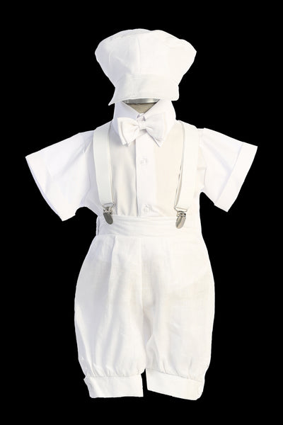 Leo Suspender Set | Boys Christening or After Party Outfit