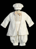 Boys’ Christening Outfit – 5-Piece Baptism Suit in White or Ivory