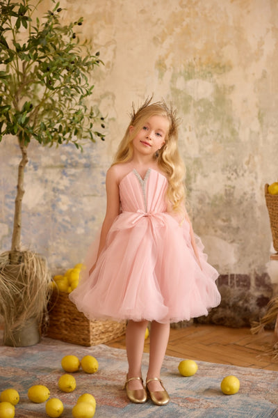 Pentelei Couture Girls Party Dress | Flower Girl & Pageant