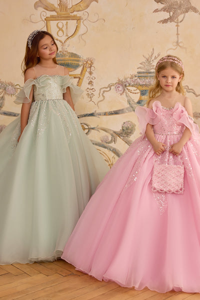 Aveline Stardust Gown | Pentelei Couture Girls Dress