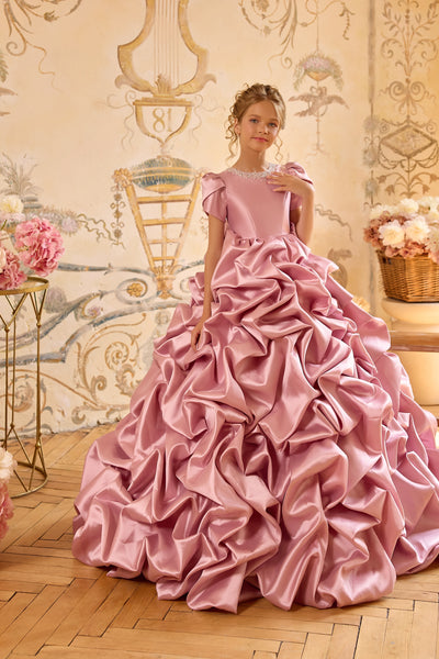 Arabella Rose Gown | Pentelei Couture Girls Pageant Dress
