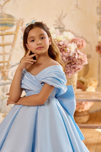 Celestielle Grace Gown | Pentelei Couture Blue Ball Dress