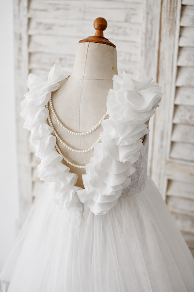 Rosamere Petal Train Gown