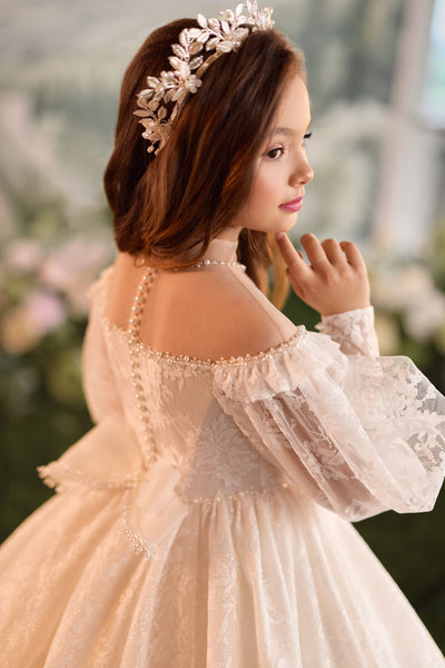 Luxury Girls Communion & Flower Girl Gown | Pentelei