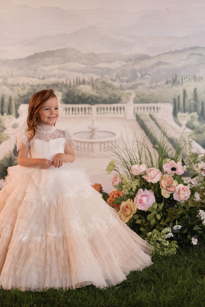 Luxury Girls Communion & Flower Girl Gown | Pentelei