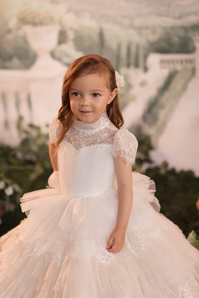 Luxury Girls Communion & Flower Girl Gown | Pentelei