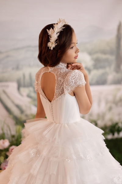 Luxury Girls Communion & Flower Girl Gown | Pentelei