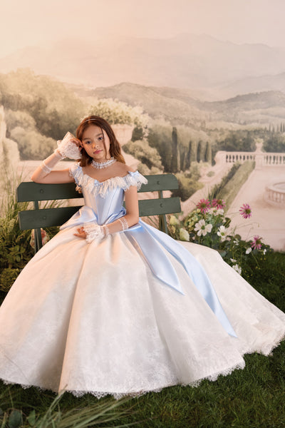 Luxury Girls Lace Ball Gown | Pentelei Couture