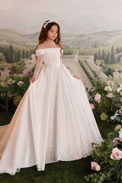 Pentelei Couture Luxury First Communion & Flower Girl Dress