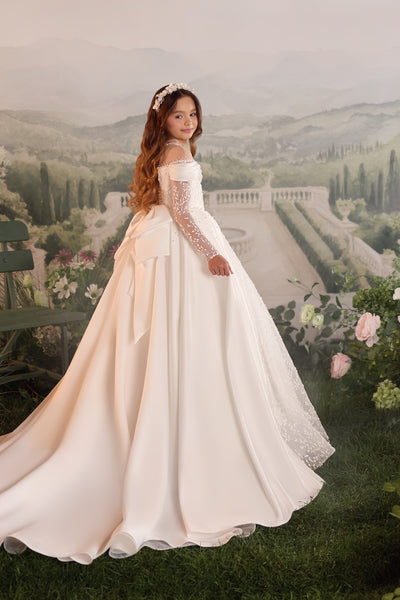 Pentelei Couture Luxury First Communion & Flower Girl Dress