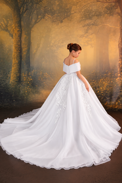 Pentelei Couture Luxury Flower Girl Ball Gown