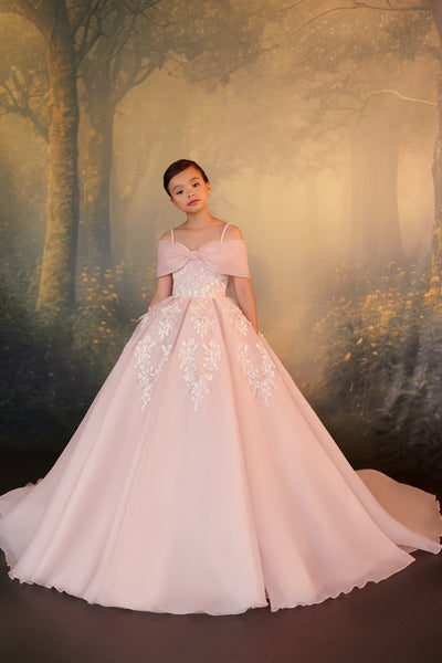 Pentelei Couture Luxury Flower Girl Ball Gown