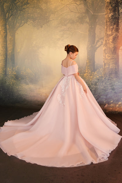 Pentelei Couture Luxury Flower Girl Ball Gown