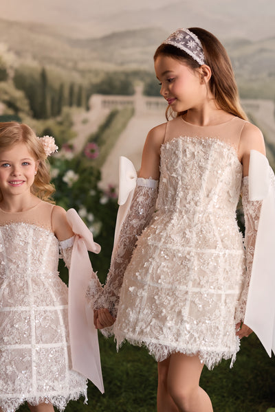 Pentelei Couture Girls Communion & Flower Girl Dress